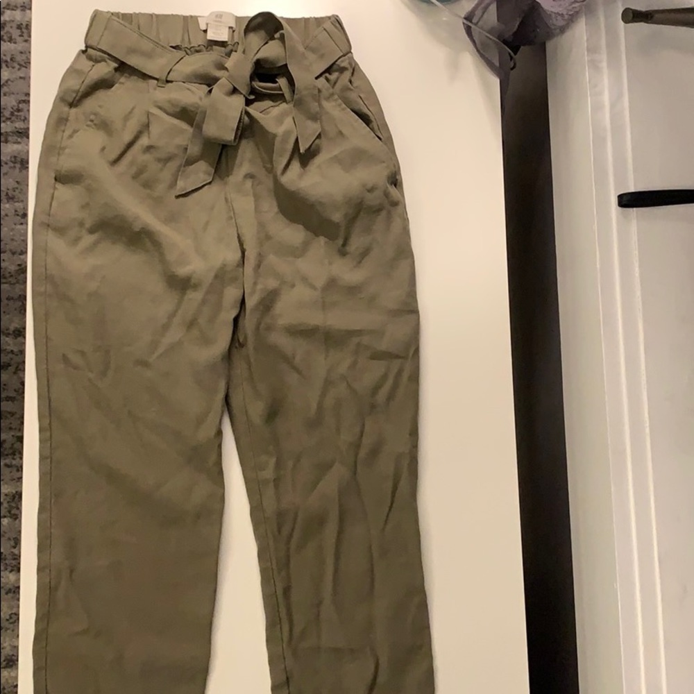 H&M paper bag pants